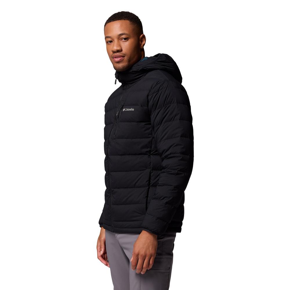 Pánská bunda Columbia Peak Down Hooded 2133972010 - černé