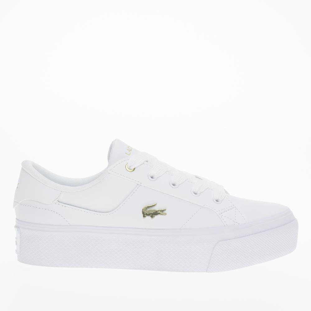 Boty Lacoste Ziane Platform 124 2 CFA 747CFA0005-216 - bílé