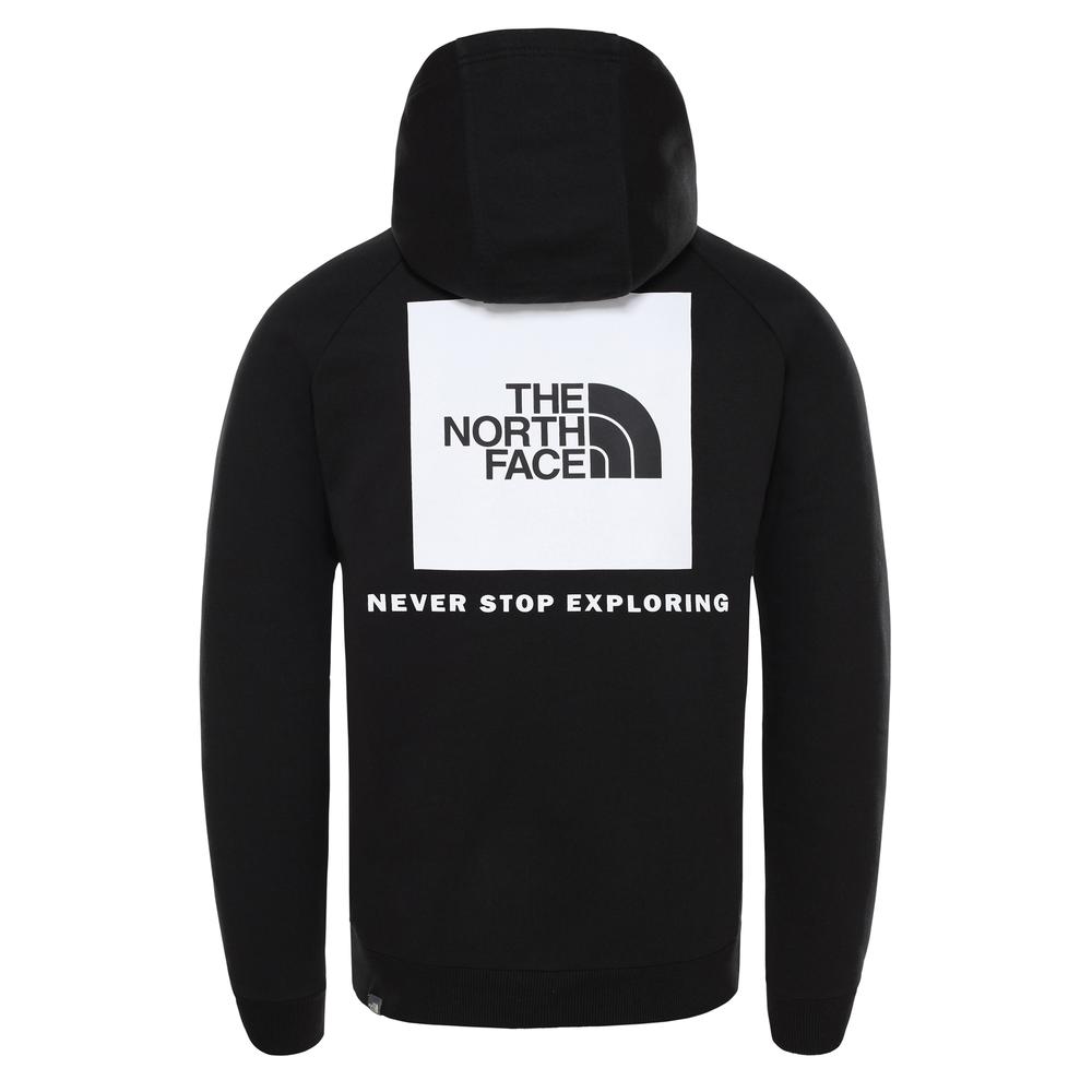 Mikina The North Face Raglan Red Box 0A2ZWUKY41 - černé