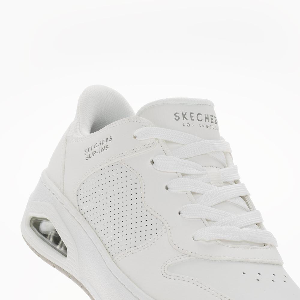 Boty Skechers Slip-ins: Uno Court - Acacia 183151WHT - bílé