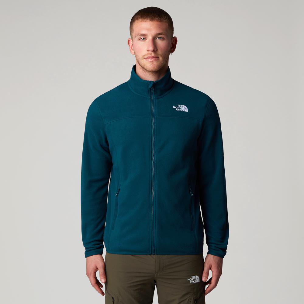 Mikina The North Face 100 Glacier Full-Zip Fleece 0A855X1NO1 - modré