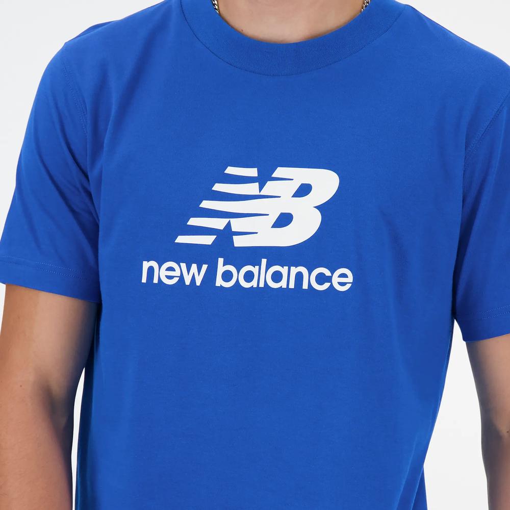 Pánské tričko New Balance MT41502BUL - modré
