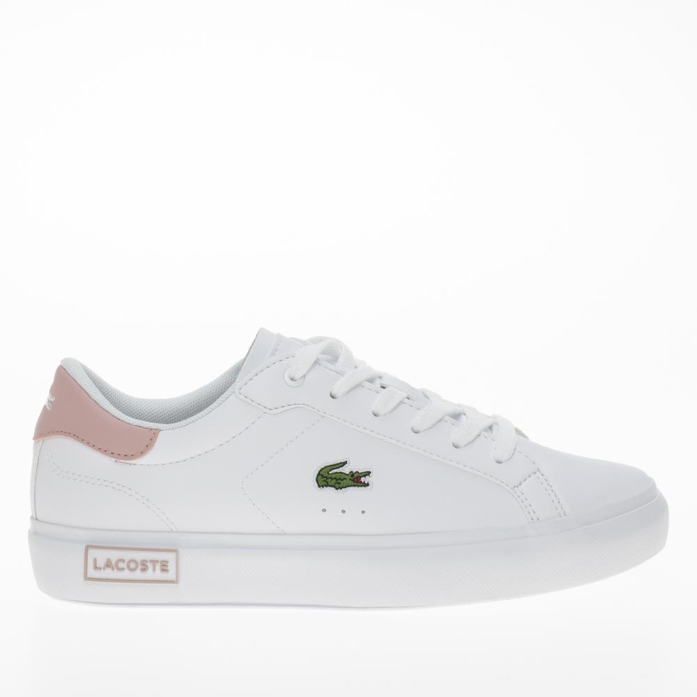 Boty Lacoste Powercourt 741SUJ0014-1Y9 - bílé