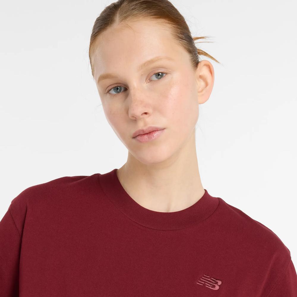 Dámské tričko New Balance WT41501MHB - bordové