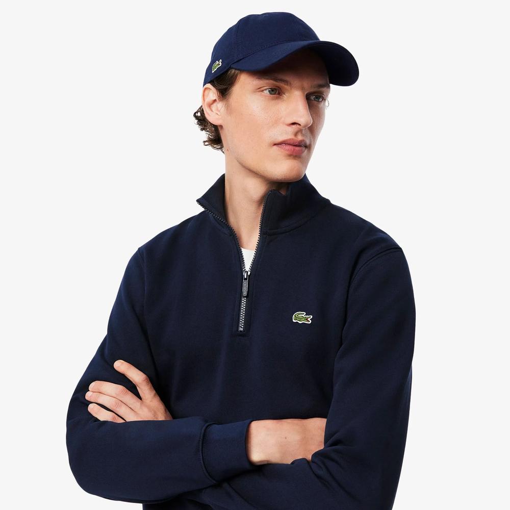 Mikina pánské Lacoste Interlock SH9774-166 - tmavě modrě