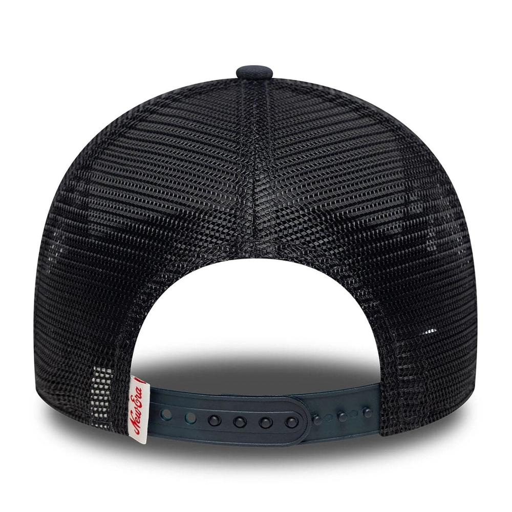 Čepice pánské New Era Oval Canvas Distress Trucker 60771801 - tmavě modrě