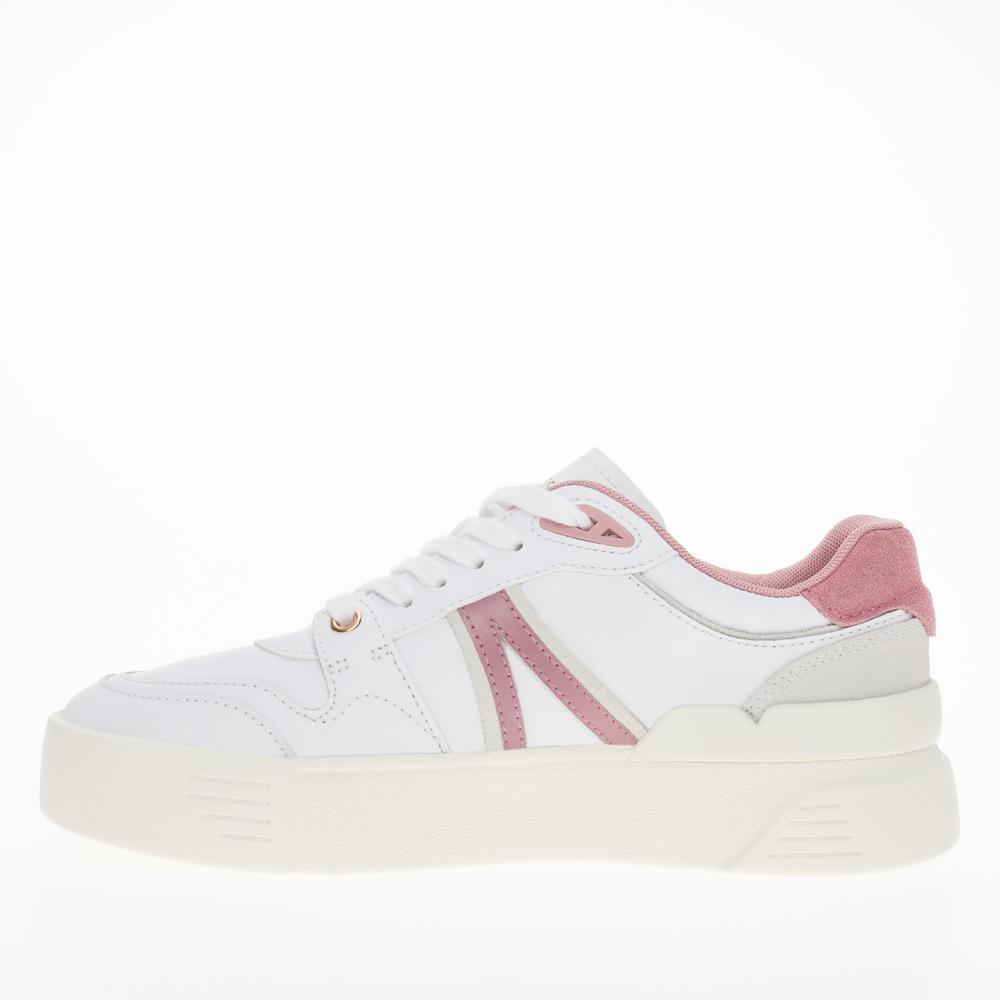 Boty Lacoste L002 EVO 124 1 SFA 747SFA0050-1Y9 - bílé