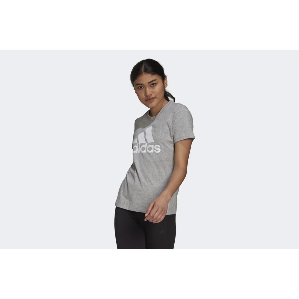 Tričko adidas Loungewear Essentials Logo Tee H07808 - šedivé
