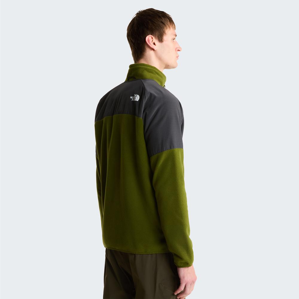 Pánská mikina The North Face 100 Glacier Heavyweight Full-Zip Fleece 0A89JGM6D1 - zelené