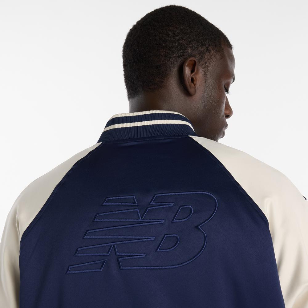 Pánská bunda New Balance MJ6102R7TNV - tmavě modrě