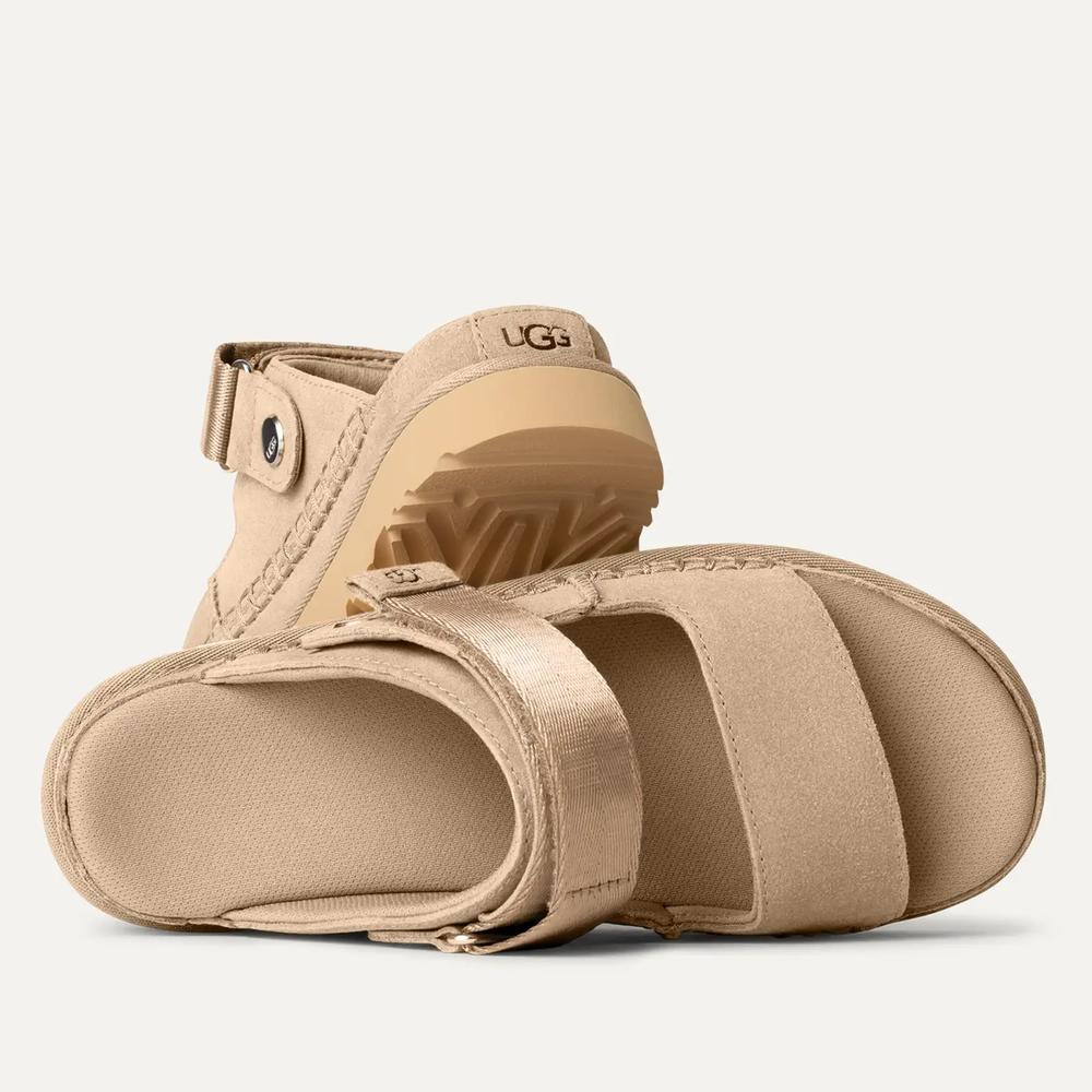 Sandále dámské Ugg Goldenstar Glide 1167399-SAN - béžové