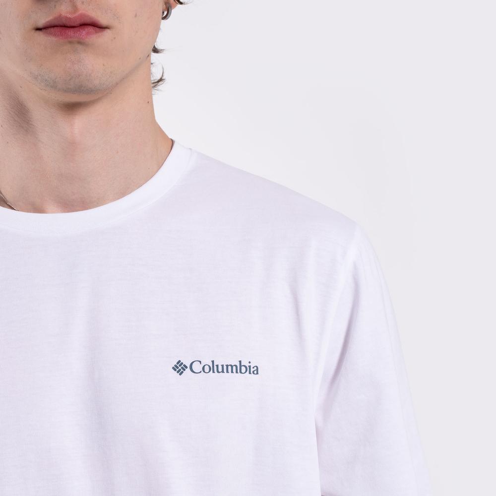 Pánská tričko Columbia CSC Back Graphic 2155021102 - bílé