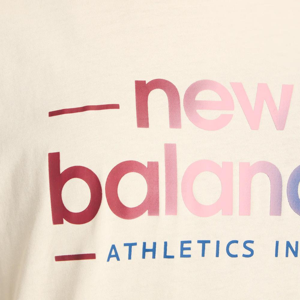 Dámské tričko New Balance WT53916LIN - béžové