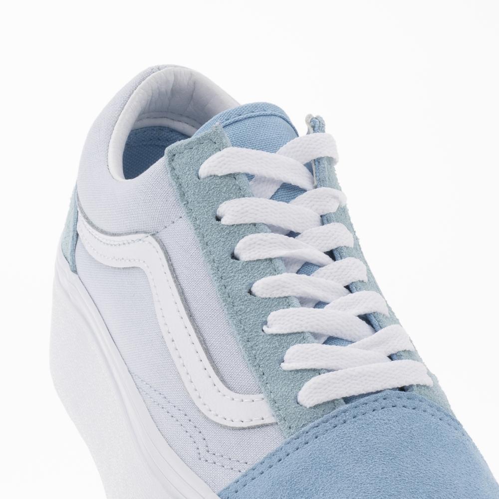 Boty Vans Color Block Old Skool Stackform VN0009PZBLU1 - modré