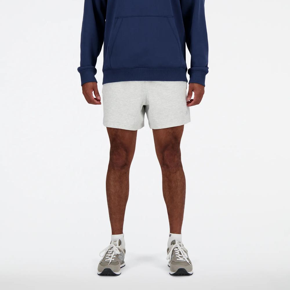 Pánské šortky New Balance MS41511AHH - šedivé