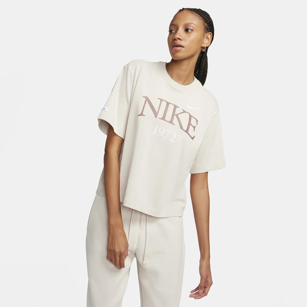 Tričko Nike Sportswear Classic Boxy FQ6600-104 - béžové