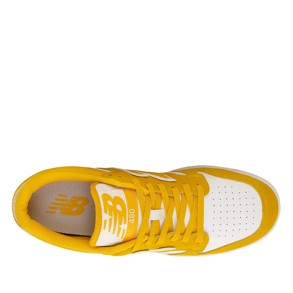 Boty New Balance BB480LWA - žluté