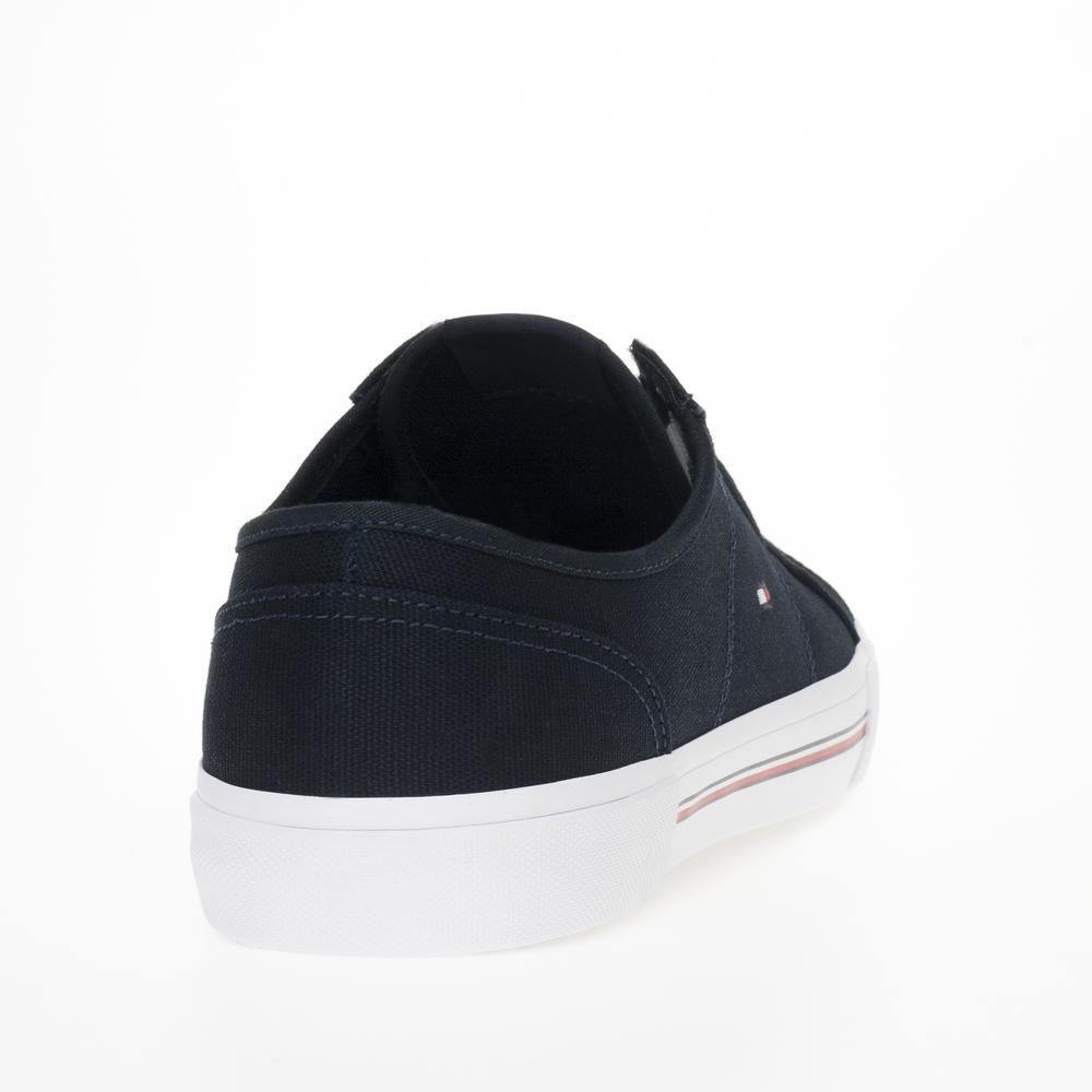 Boty Tommy Hilfiger Core Corporate Vulc Canvas FM0FM04560-DW5 - tmavě modrě