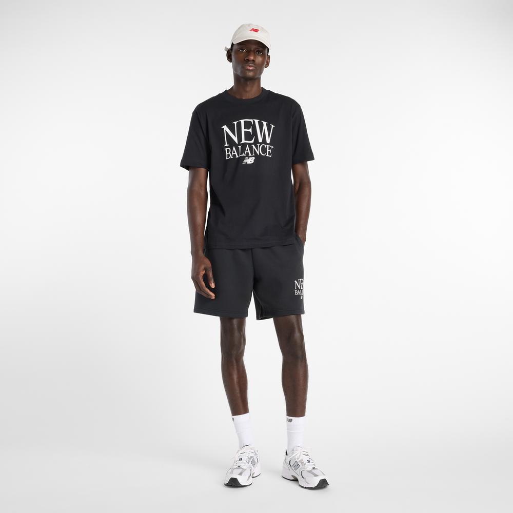Pánské tričko New Balance MT61X6EQBK - černé
