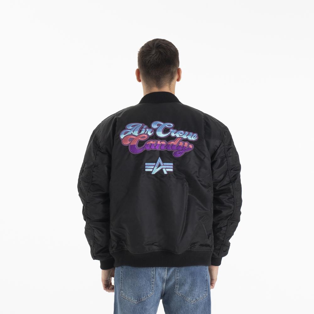Bunda Alpha Industries MA-1 Candy Crew 14814003 - černé