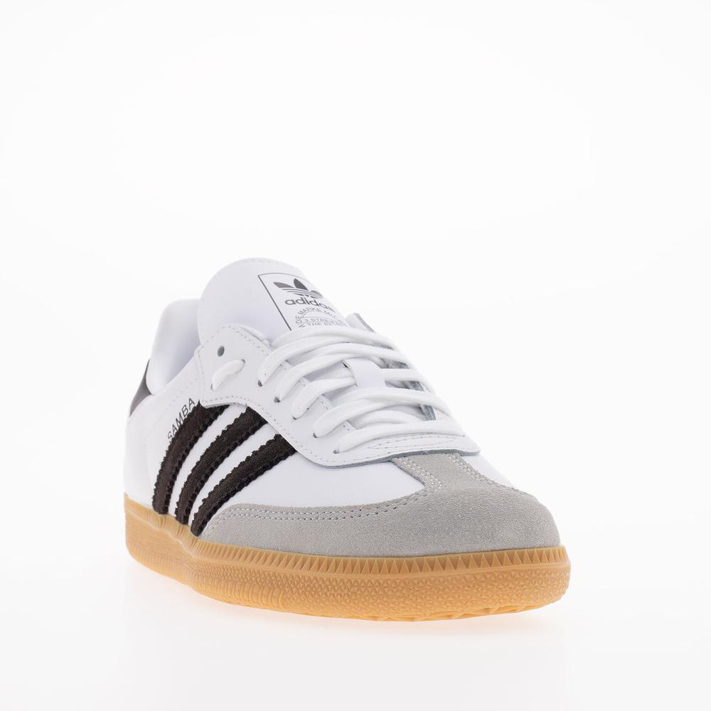 Dětské boty adidas Originals Samba OG J JQ2020 - bílé