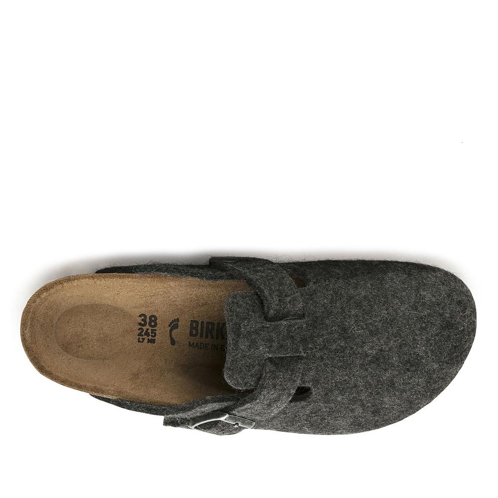 Žabky pánské Birkenstock Boston 160371 - šedivé