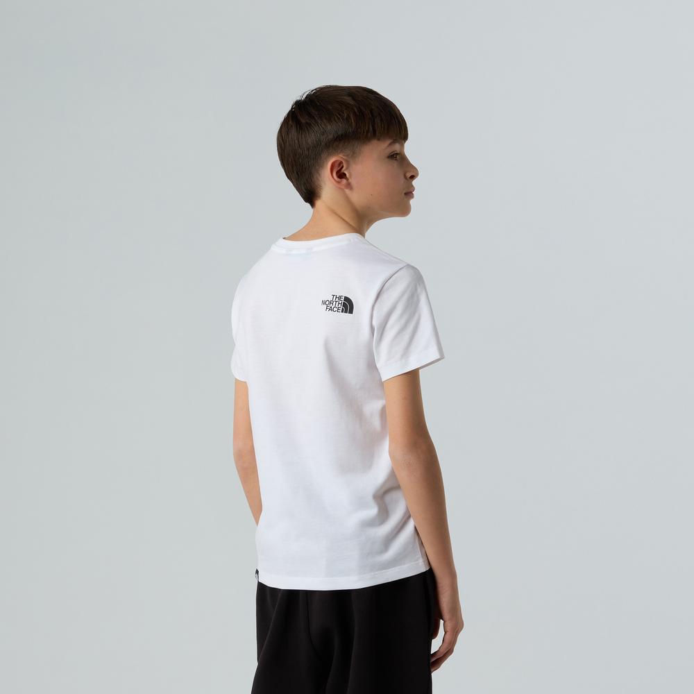 Dětské tričko The North Face Easy 0A8EHGFN41 - bílé