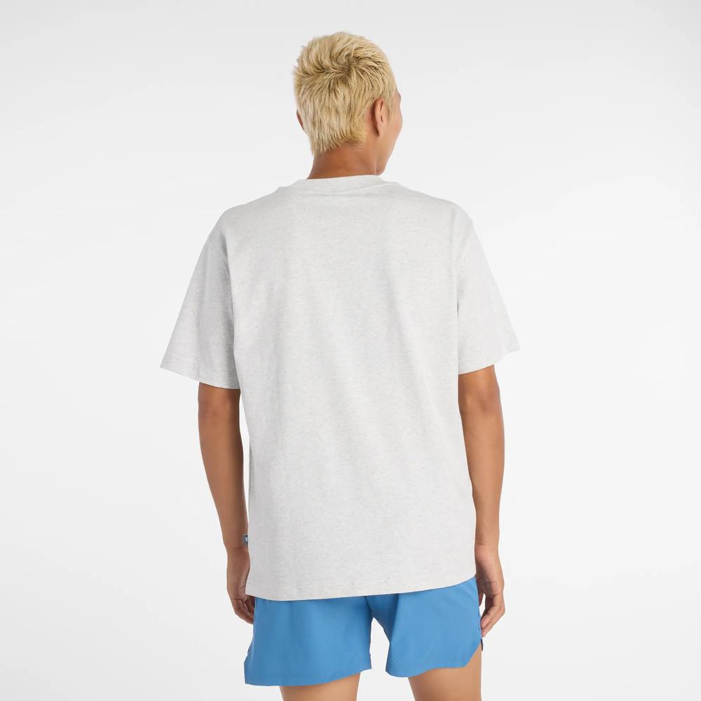 Pánské tričko New Balance MT41908AHH - šedivé