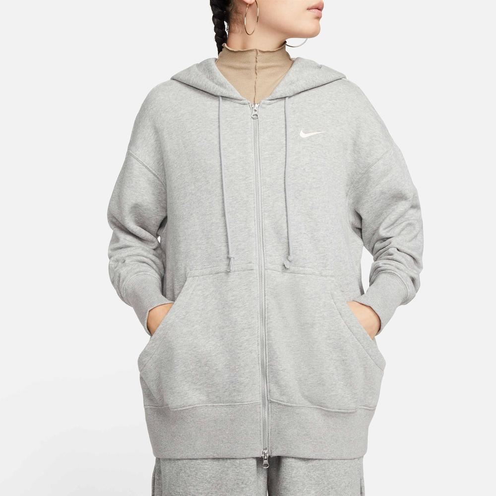 Dámská mikina Nike Sportswear Phoenix Fleece DQ5758-063 - šedivé