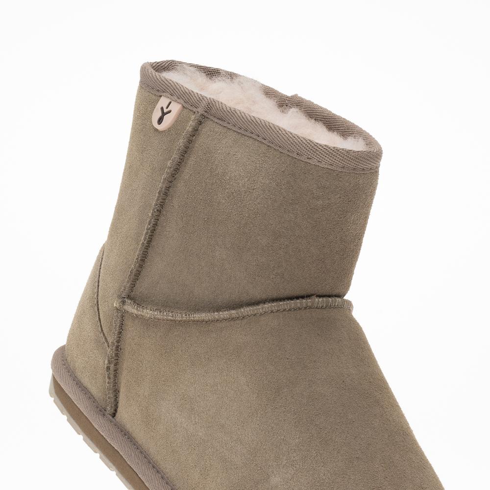 Boty Emu Australia Wallaby Mini Teens T10103MUSH - hnědé