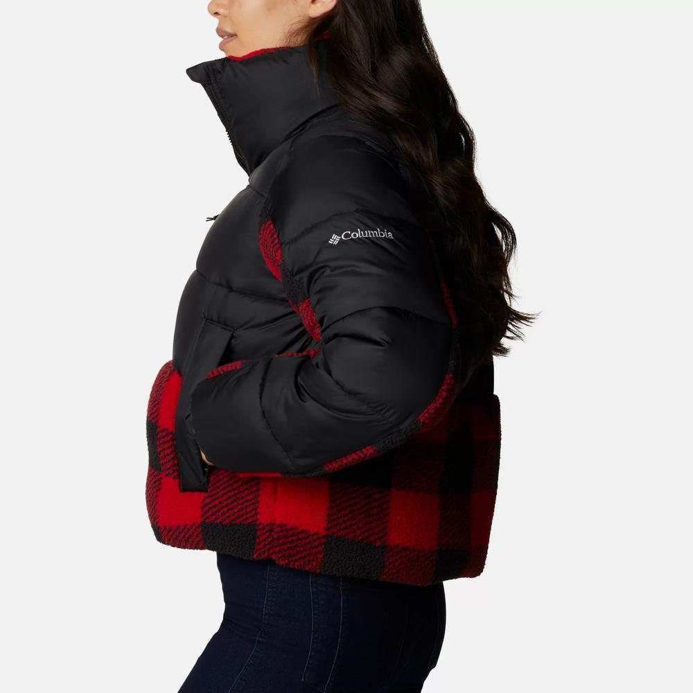 Bunda Columbia Leadbetter Point Sherpa Hybrid Puffer 1955243011 - černé