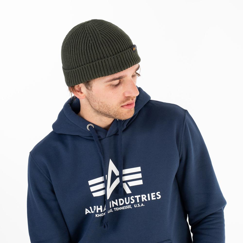 Čepice Alpha Industries Dockers Beanie 138905142 - zelené