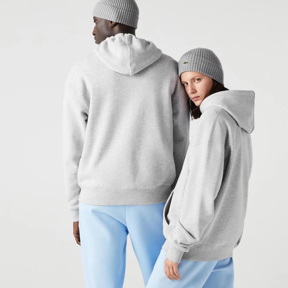 Mikina Lacoste Loose Fit SH6404-CCA - šedivé
