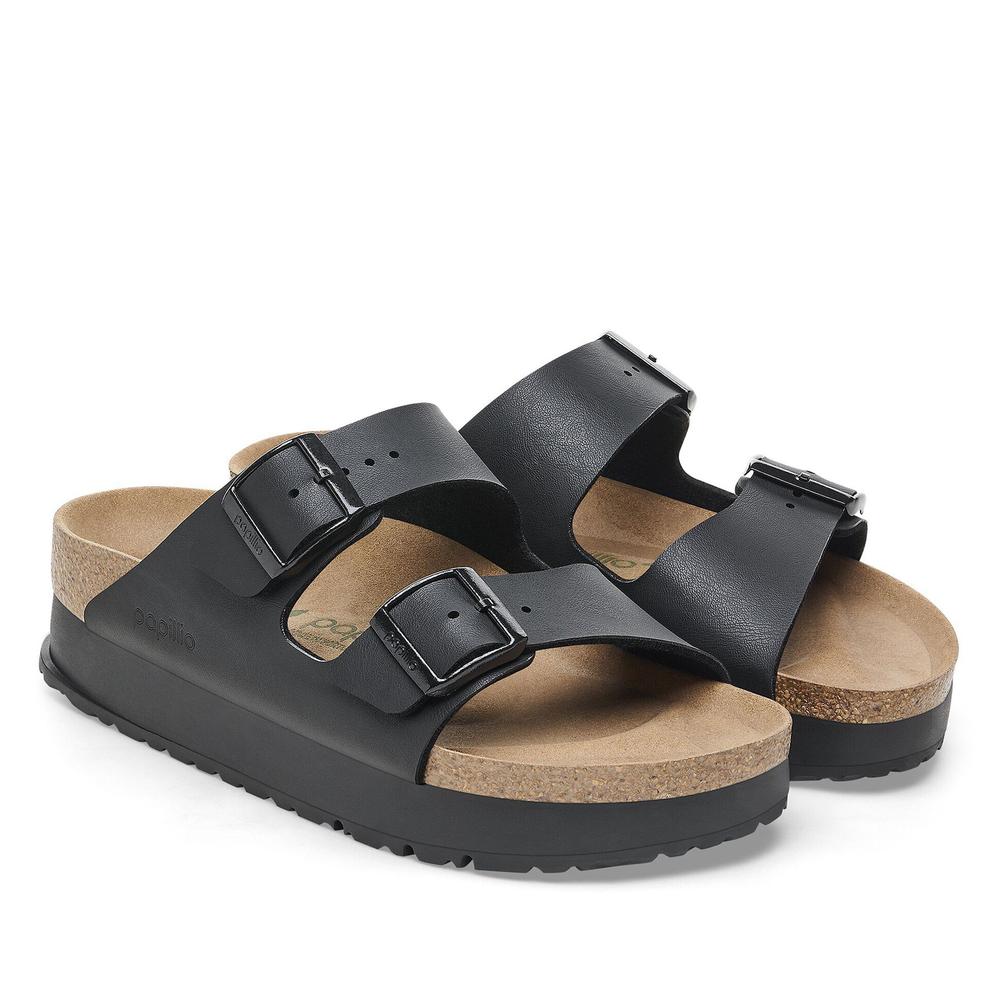 Žabky Birkenstock Arizona PAP Flex Platform 1027395  - černé