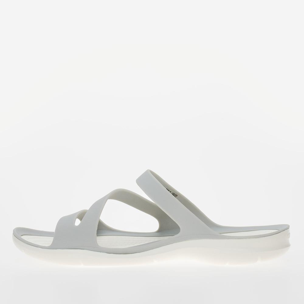 Žabky Crocs Swiftwater Sandal 203998-1FT - šedivé