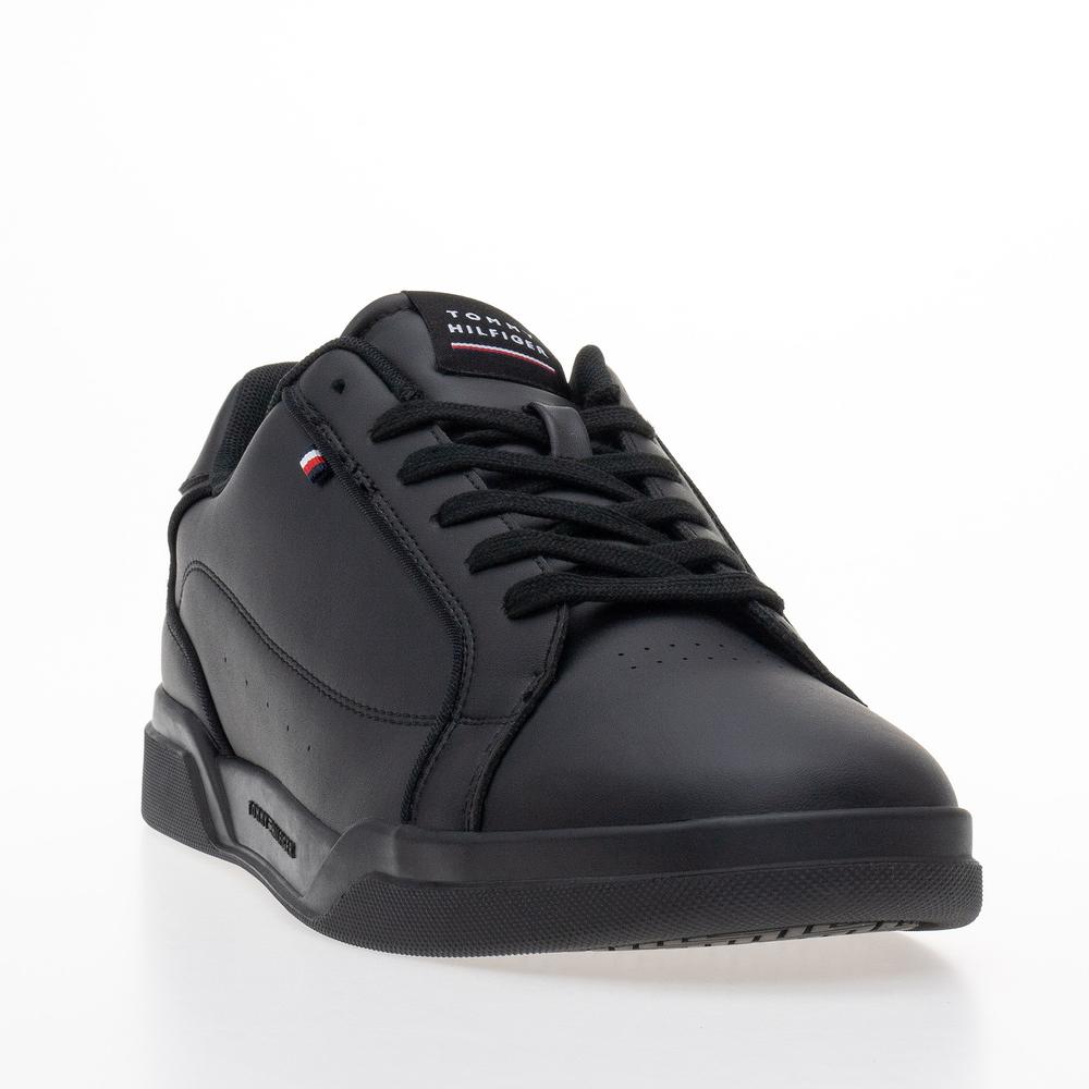 Boty Tommy Hilfiger Lo Cup Lth FM0FM04827-BDS - černé