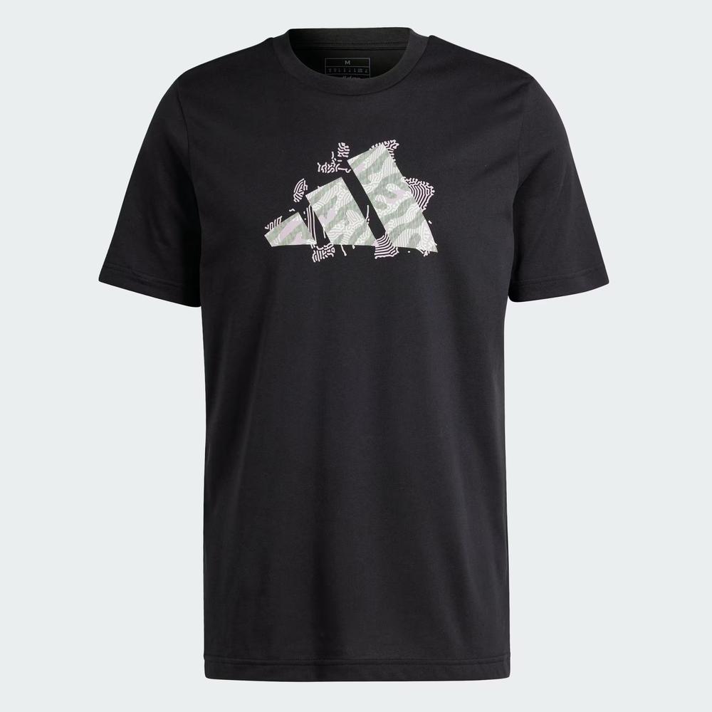 Tričko adidas Aeroready Tennis Logo Slam Graphic IS2419 - černé