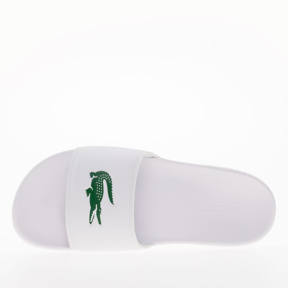 Žabky Lacoste Serve Sliders 749CMA0041-082 - bílé