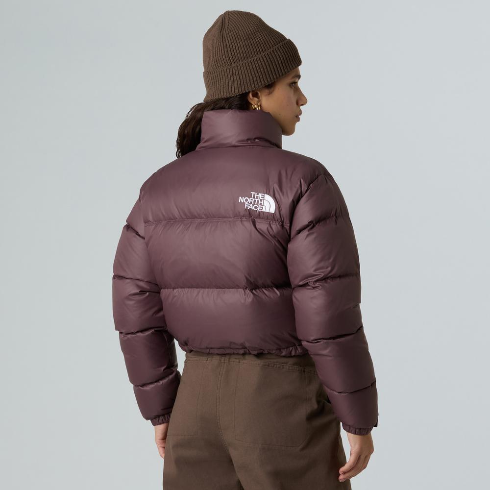 Dámská bunda The North Face Nuptse Short Jacket 0A5GGEBQ71 - bordové