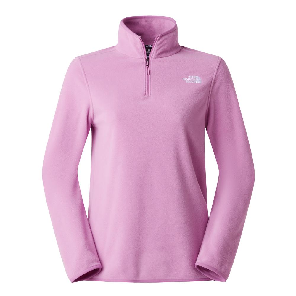 Blúza The North Face Glacier 1/4 Zip Fleece 0A8D2JG6E1 - růžové