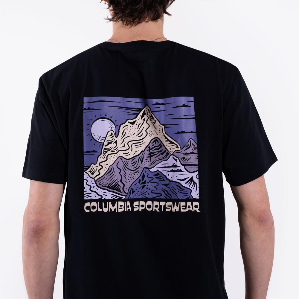 Pánská tričko Columbia CSC Back Graphic 2155021013 - černé