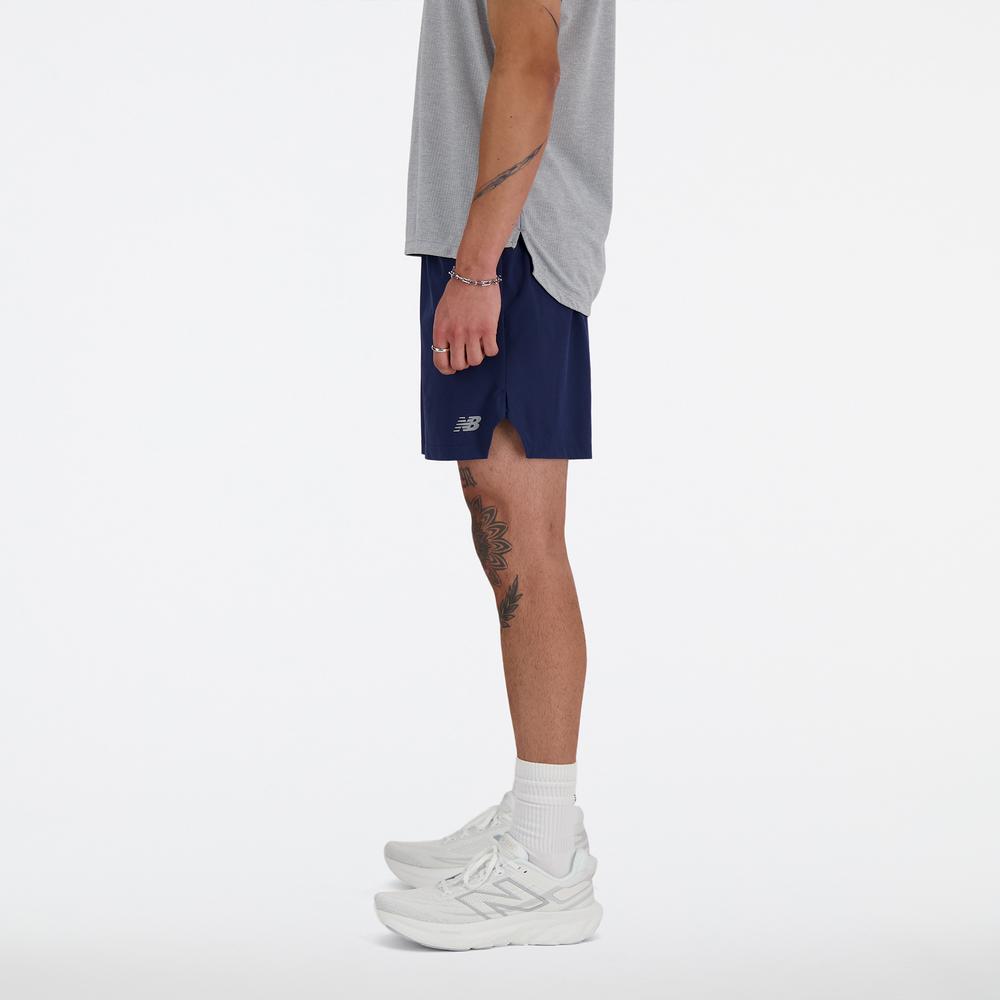 Pánské šortky New Balance MS41283NNY - tmavě modrě
