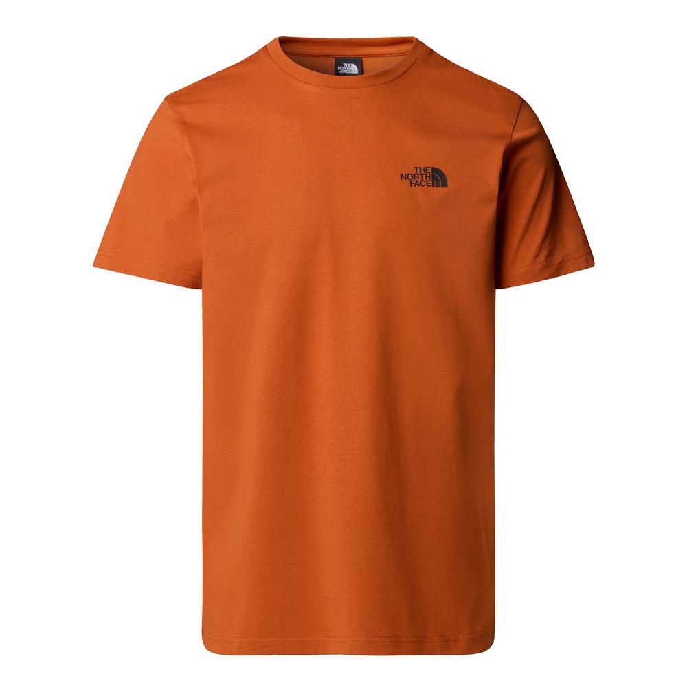 Tričko The North Face Simple Dome 0A87NG1I01 - oranžové