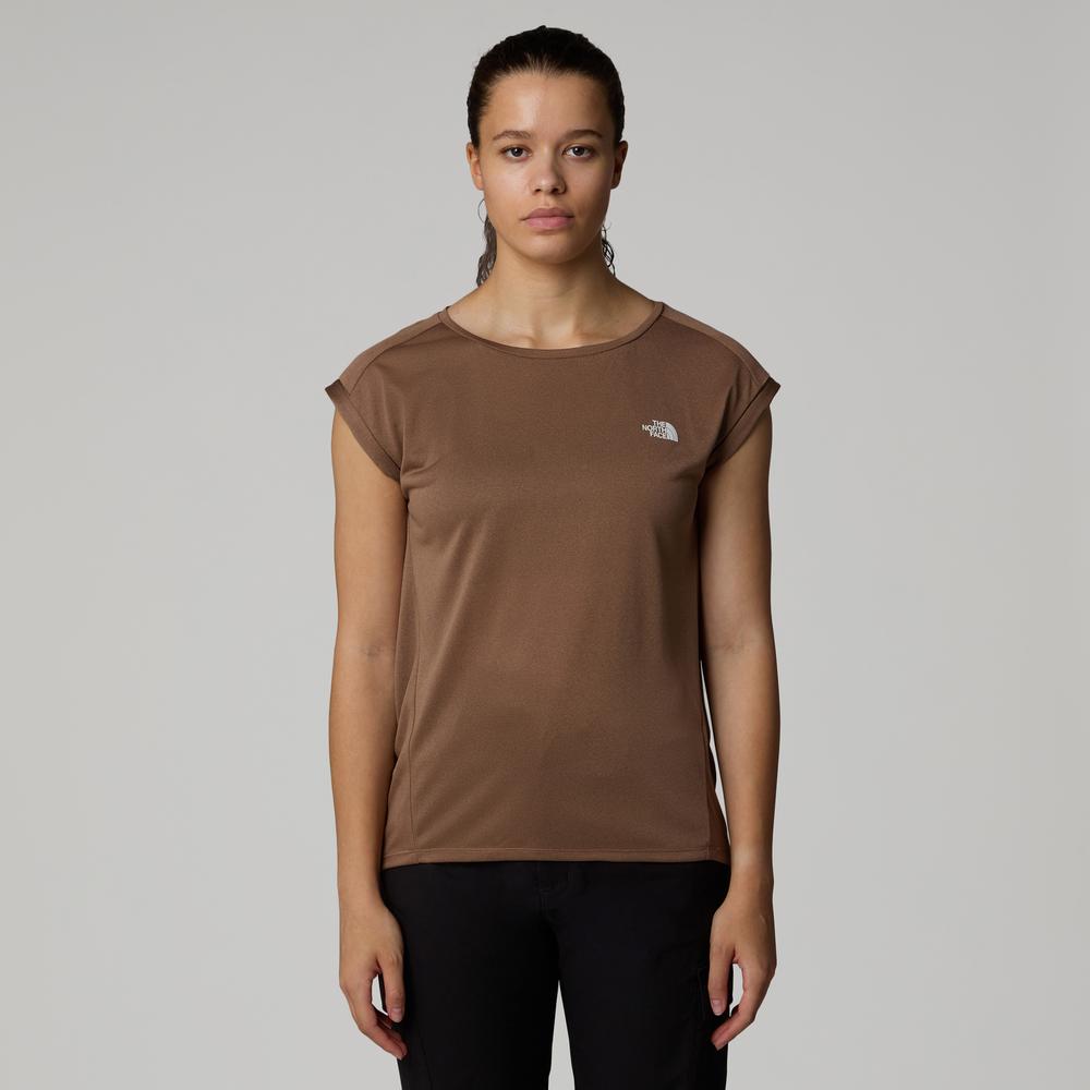 Dámská tričko The North Face Tanken 0A8BS21HX1 - hnědé