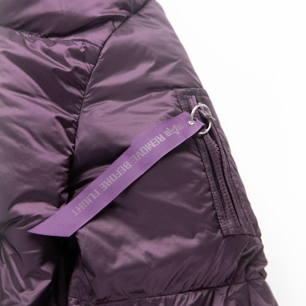Bunda Alpha Industries Cloud Puffer Bomber 148006719 - fialové