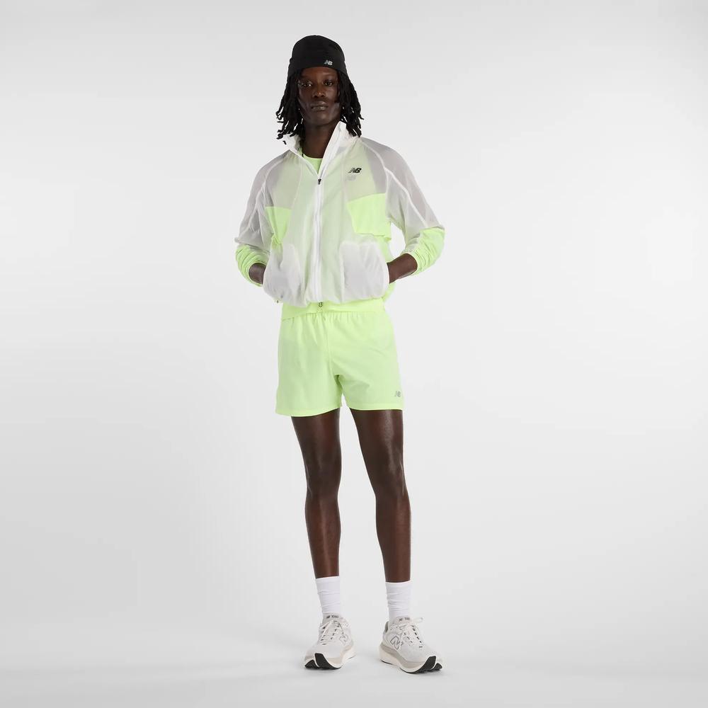 Pánská bunda New Balance MJ61U1I9AFG - bílé