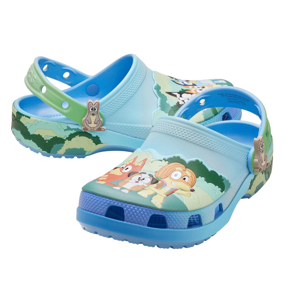 Dětské Žabky Crocs Toddler Bluey Best Buddies Classic Clog 212369-90H - modré