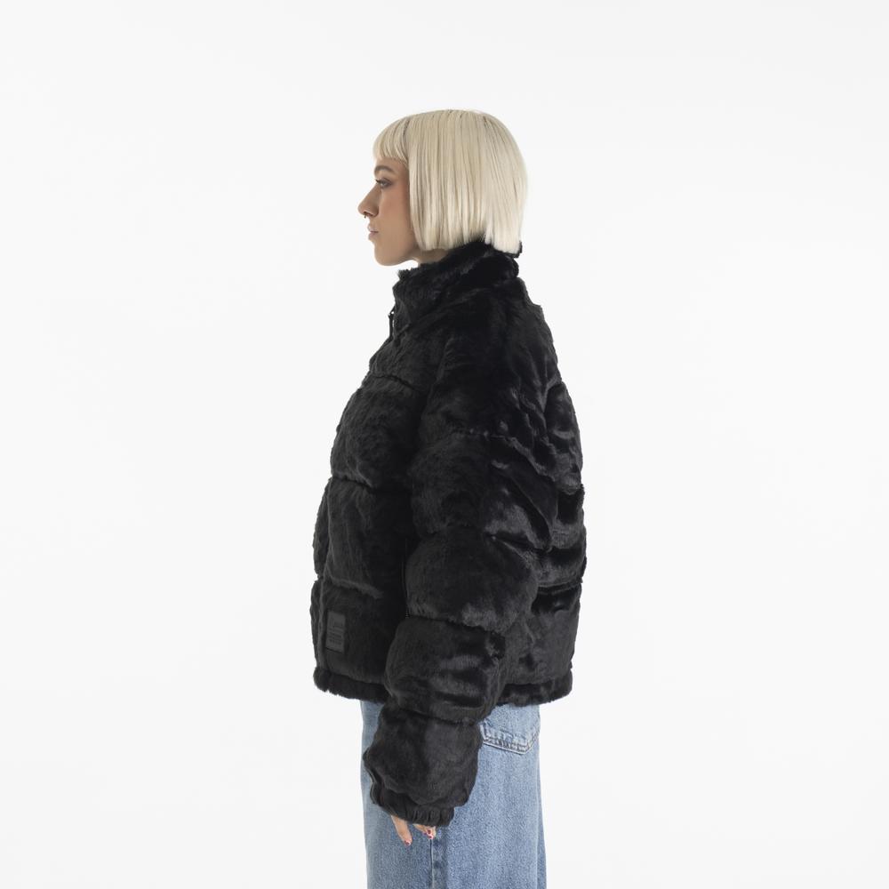 Bunda Alpha Industries Fur Puffer Wmn 14800203 - černé