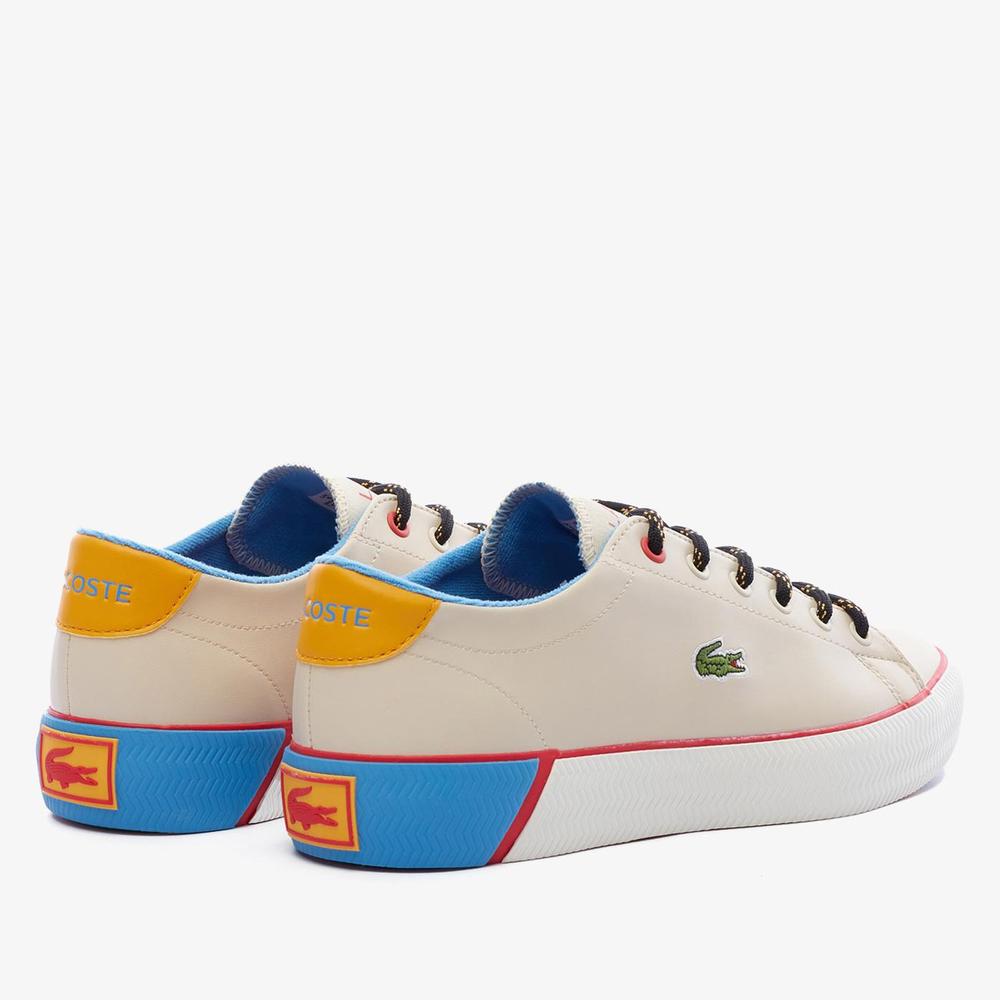 Boty Lacoste Gripshot Cocuk Bej 744CUJ0004-HT3 - béžové