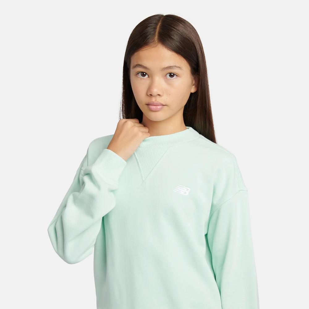 Dětské mikinaNew Balance LAKG0055COJ - mátové